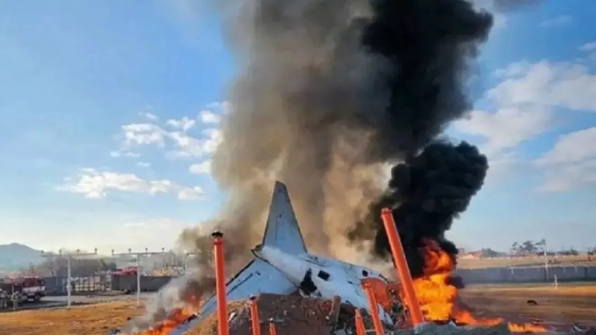 PLANE CRASH;पक्षी टकराने के बाद रनवे से फिसलकर क्रैश हुआ विमान,75 यात्रियों की मौत