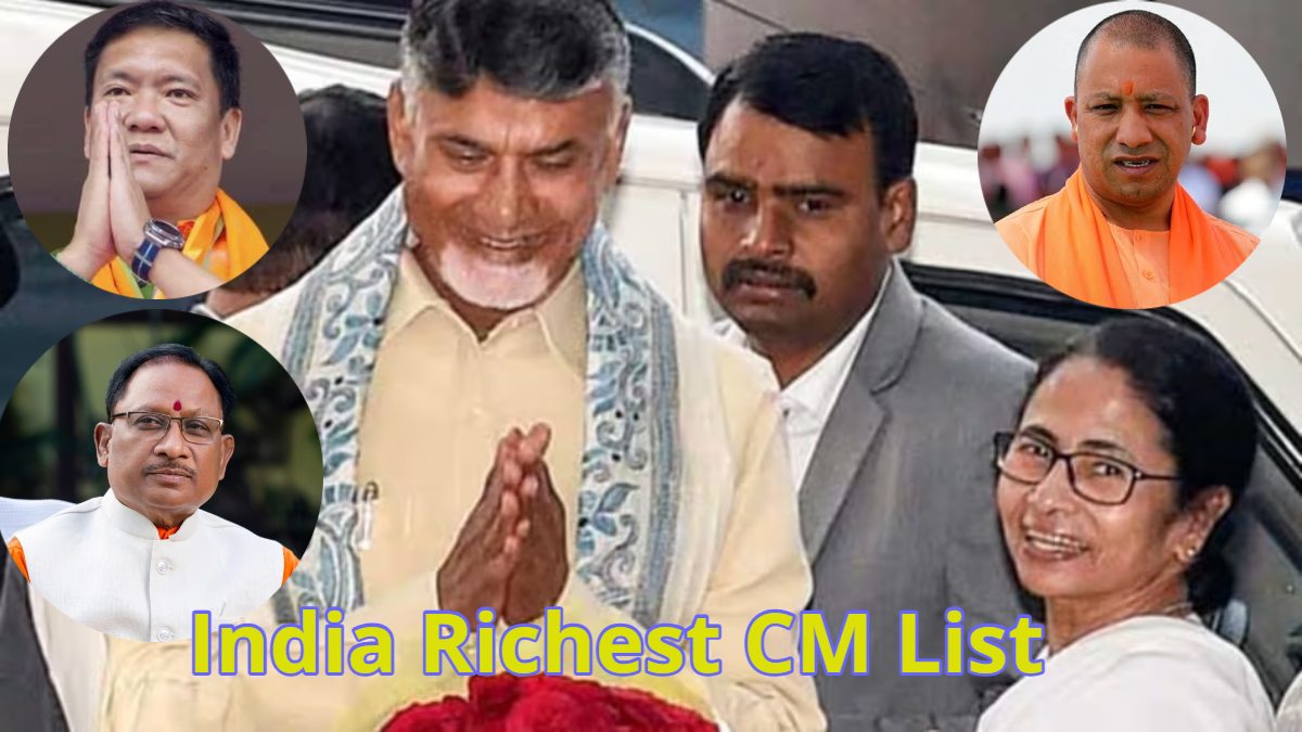 PROPERTY;चंद्रबाबू नायडू देश के सबसे अमीर CM, ममता बनर्जी की संपत्ति सबसे कम,साय के पास 2 करोड की संपत्ति