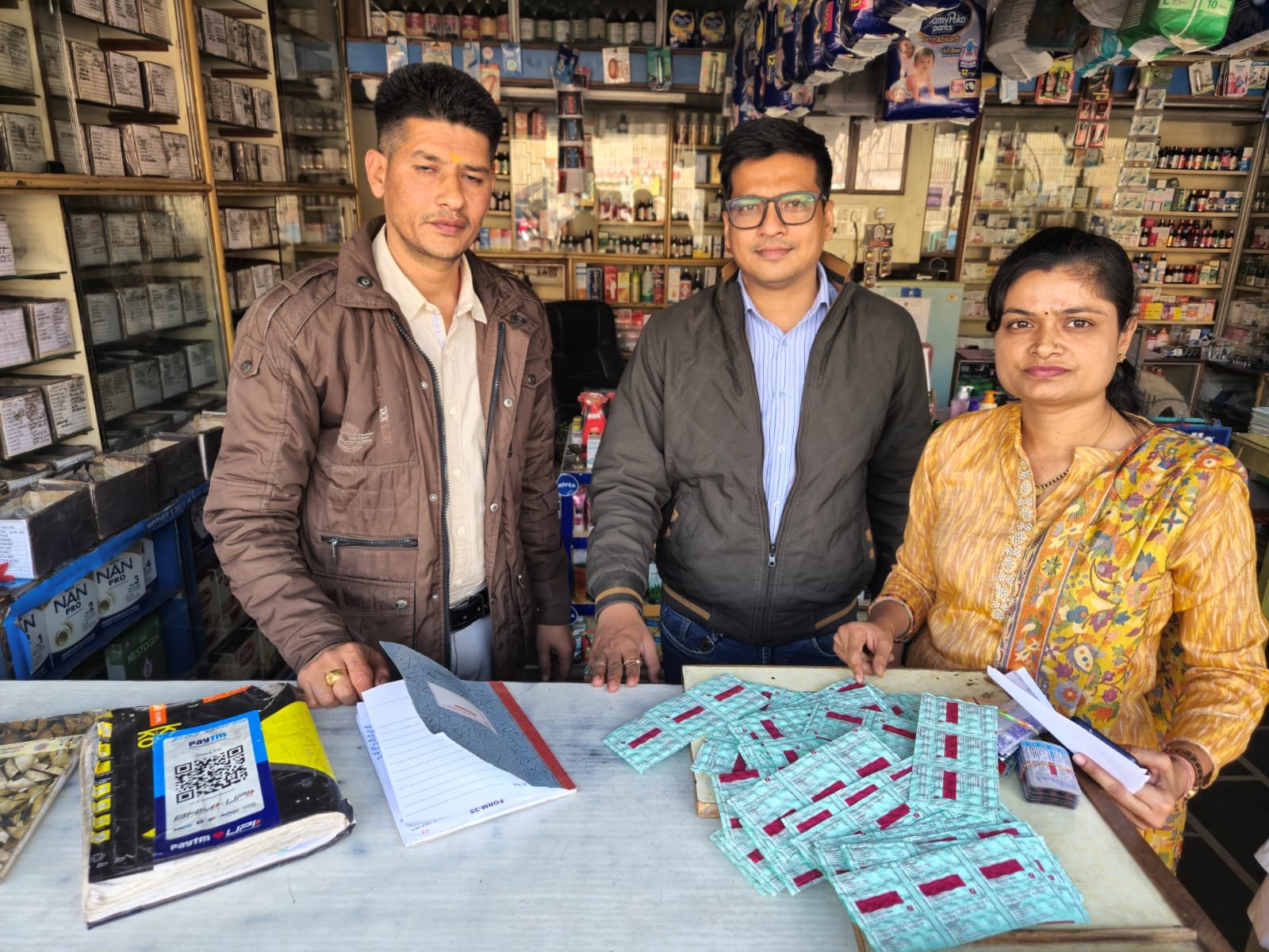 FOOD; औषधि निरीक्षकों ने की 163 मेडिकल दुकानों की जांच, कोटपा एक्ट में 132 पर चालान