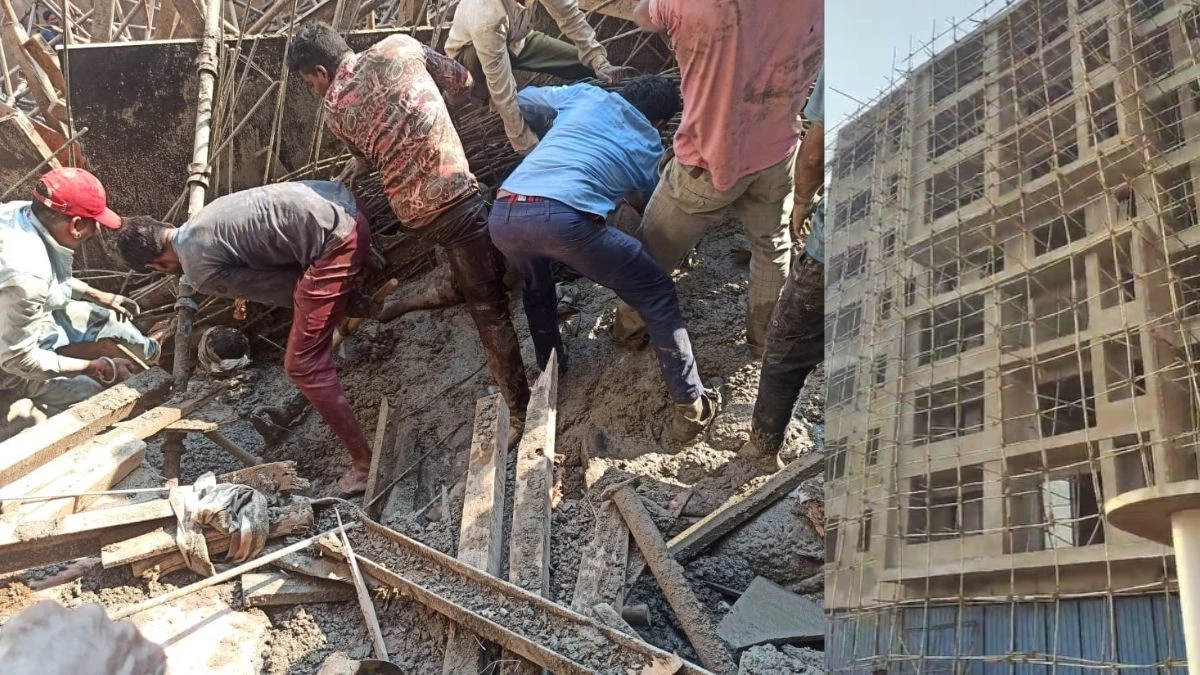 WHITE WASHING; राजधानी में छत गिरने से हुई दो मजदूरों की मौत,बिल्डर के खिलाफ FIR करने पुलिस के हाथ कांप रहे