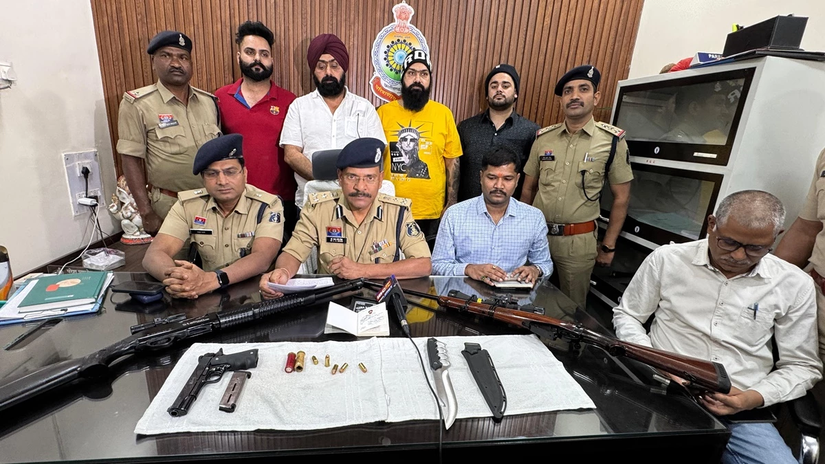 FIRING;राजधानी में उद्योग भवन के पास फायरिंग, बाप-बेटा सहित चार गिरफ्तार