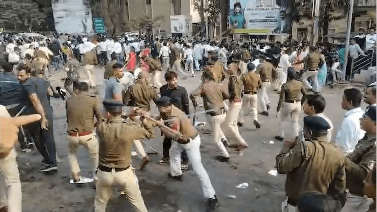 PROTEST; नई गाइडलाइन और रजिस्ट्री दर में वृद्धि का विरोध, पुलिस ने किया लाठीचार्ज,राजधानी में प्रदर्शन 2 को