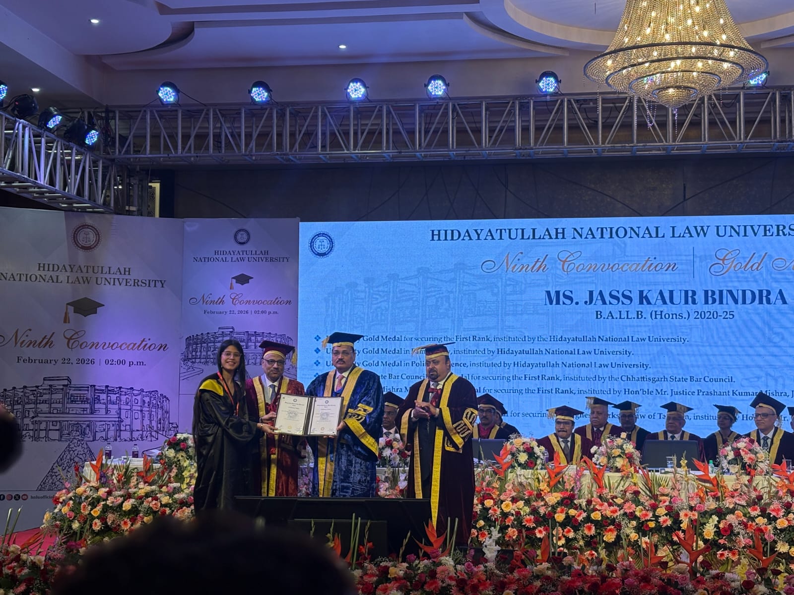 CONVOCATION; भारत के मुख्य न्यायाधीश का संदेश- सहयोग और धैर्य से गढ़ें दीर्घ विधि करियर