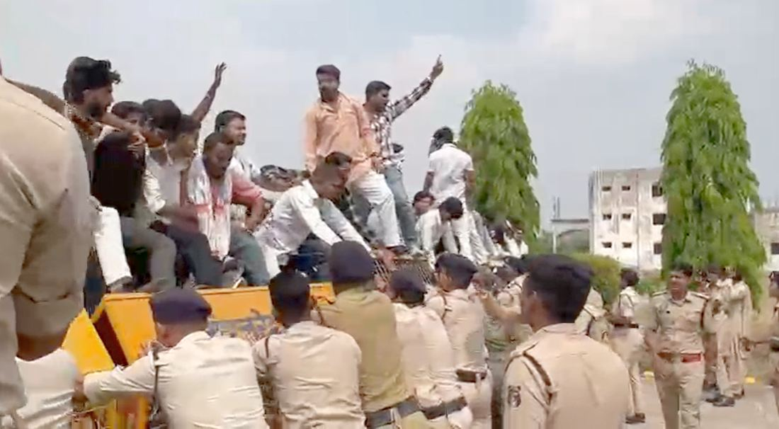 NSUI; छात्रसंघ चुनाव कराने की मांग पर एनएसयूआई ने राजधानी में किया तीन विश्वविद्यालयों का घेराव