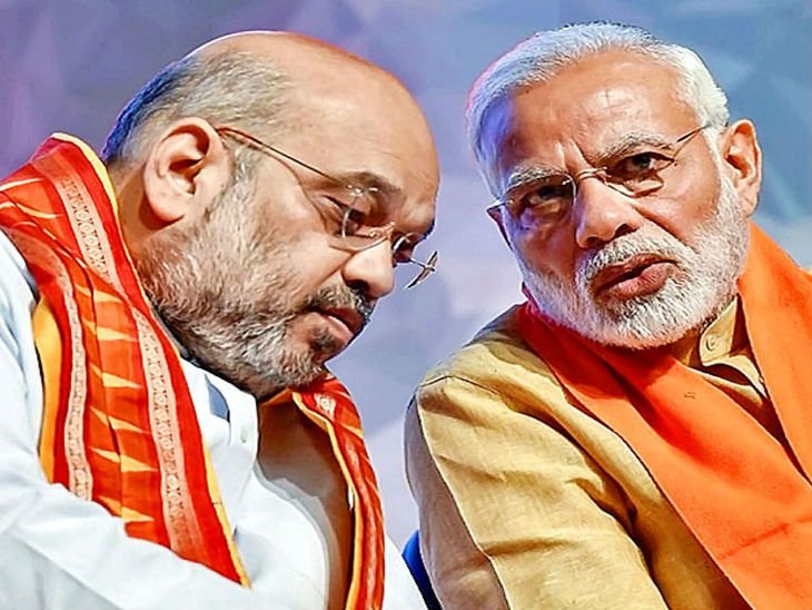 POLITICS; धर्मेंद्र प्रधान के इस्तीफे के बाद बढ़ी हलचल, पीएम मोदी से मिले अमित शाह
